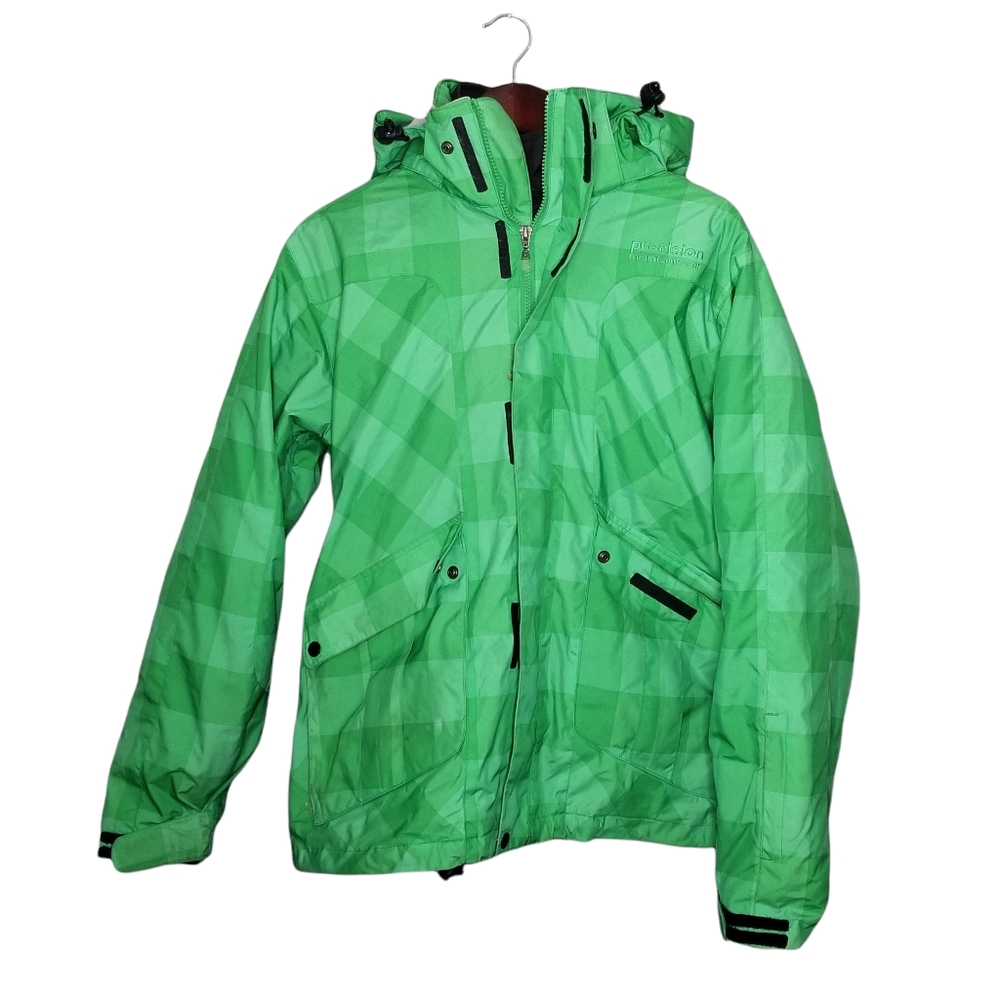 Precision Mountainwear Green Snowboarding Jacket